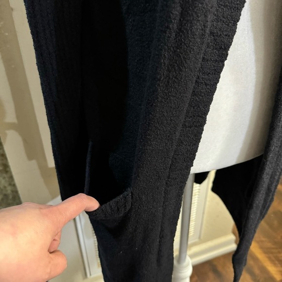 Barefoot Dreams CozyChic Lite Relaxed Hooded Cardi with Pockets Size XS - Picture 4 of 9